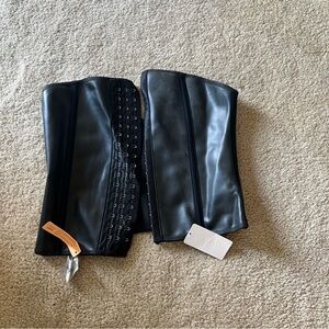 Black Corset Waist Trainer By Leonisa Size Large